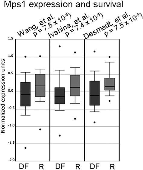 Fig. S1. Correlations between levels of Mps1 and disease-free survival... | Download Scientific ...