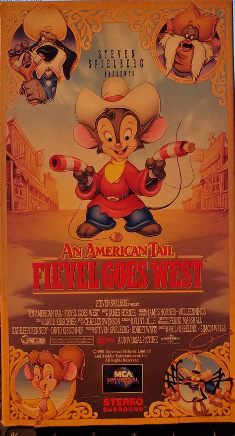 An American Tail Fievel Goes West VHS Movie - Etsy