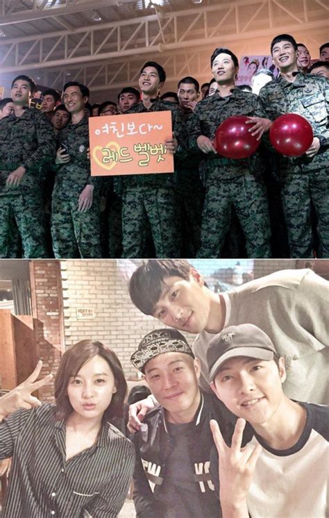 "Descendants of the Sun" Ahn Bo-hyun, "Happy times...thank you ...