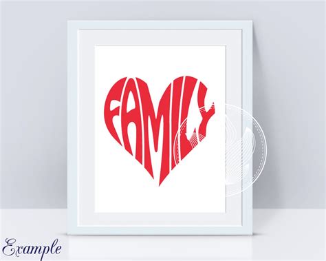 Family Word Art Family Svg Dxf Eps Png Jpg Family logo | Etsy