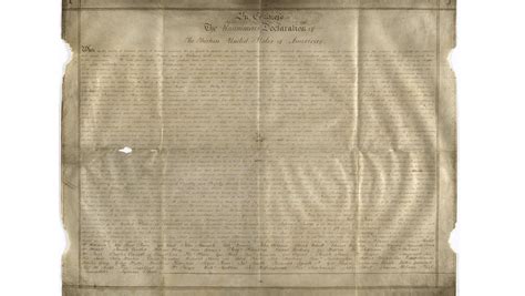 Researchers find lost copy of Declaration of Independence - CBS News