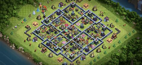 Best unbeatable Base TH14 with Link, Hybrid - Town Hall Level 14 Anti Loot Base Copy - (#3)