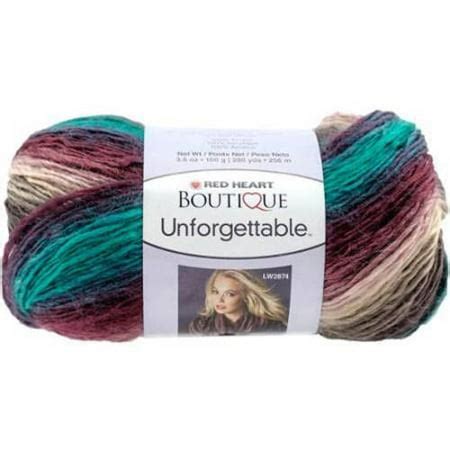 Red Heart Boutique Unforgettable Yarn, Available in Multiple Colors - Walmart.com