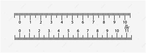 Ruler Inches Vector Art PNG, Real Ruler Is 11 Inches And 10 Inches, Layout, Engineer, Inch PNG ...