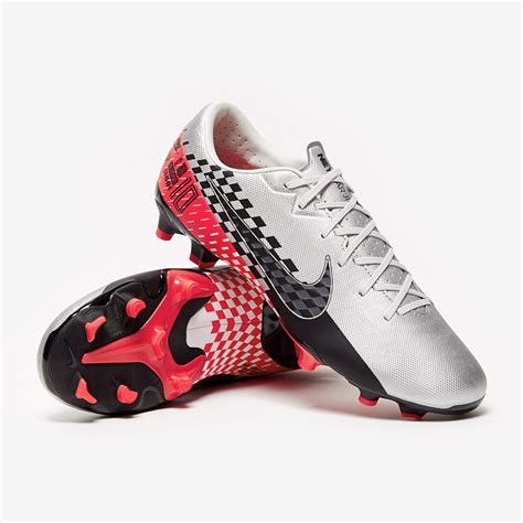 Nike Mercurial Vapor XIII Academy Neymar FG/MG - Chrome/Black/Red Orbit/Platinum Tint - Firm ...