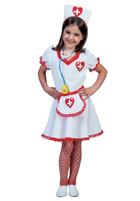 Déguisement infirmière, Robe petite fille, Costume enfant