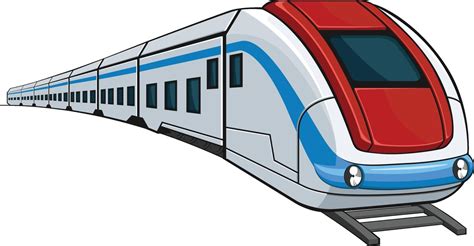 Train Subway Express Intercity Cartoon Vector Illustration 2144012 ...