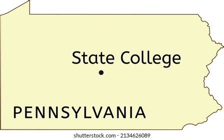 7 State College Pa Map Images, Stock Photos & Vectors | Shutterstock