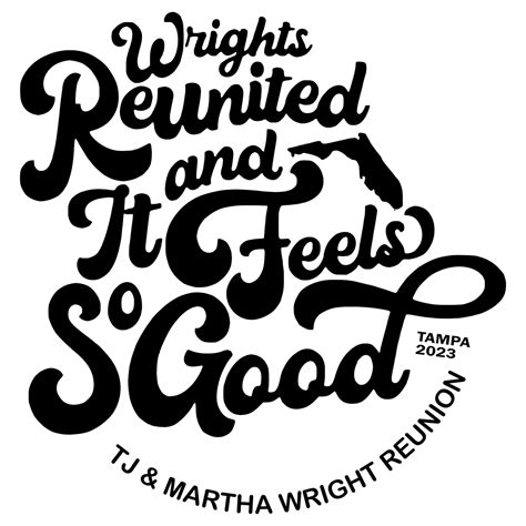 (55 Qty @ $5.99 (4 kids size and 51 adult size) Wrights Reunited and It Feels so Good – DTF ...