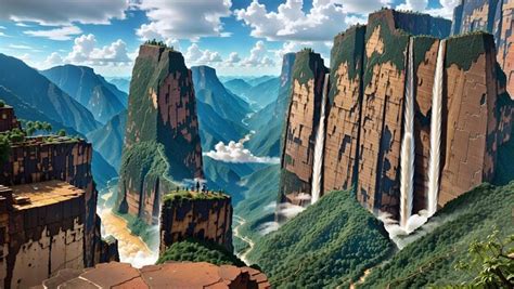 Premium AI Image | Angel Falls Venezuela