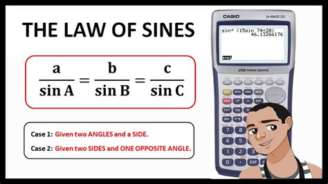 LAW OF SINES WITH CALCULATOR || GRADE 9 MATH - YouTube