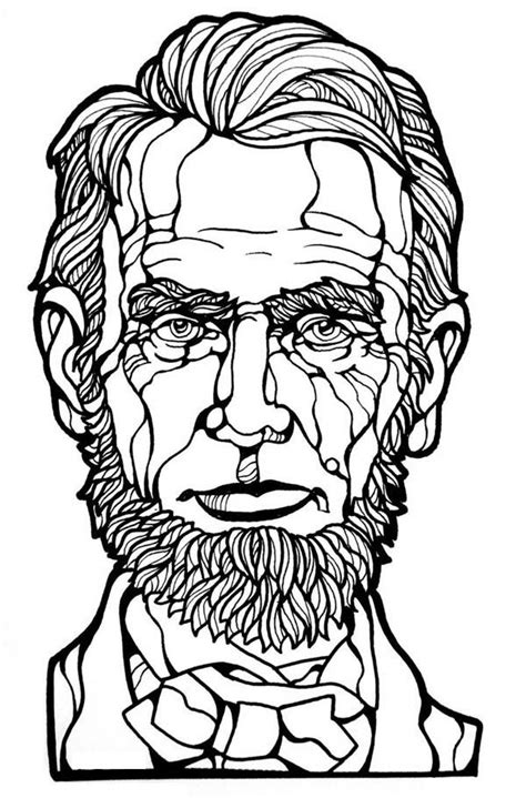 Abraham Lincoln Coloring Pages Printable - Coloring Home