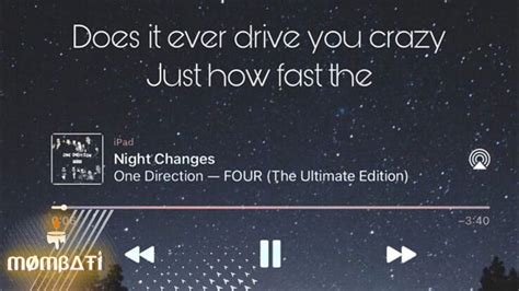 One Direction-Night changes (Mombati remix) - YouTube