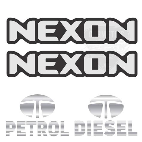 CarMetics NEXON Vinyl Stickers Decals for TATA NEXON Door Mouldings ...