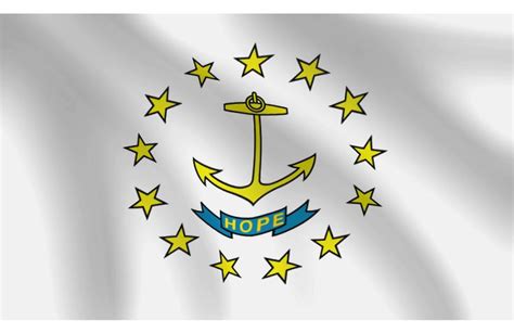 Rhode Island Flag | State flags, Rhode island, Countries and flags