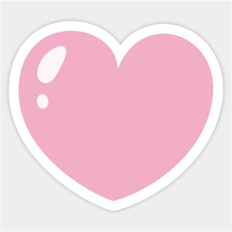 Pink bubblegum heart Sticker | Pegatinas imprimibles, Pegatinas bonitas ...