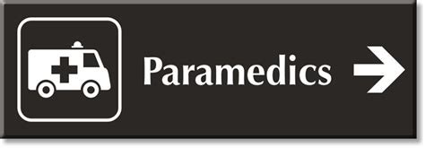 Paramedics Signs | Paramedics Door Signs