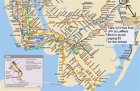 Metro Map Pictures: New York City Metro Map