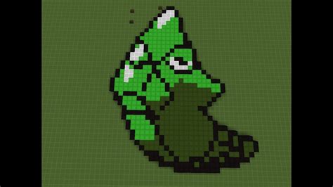 MIneraft Pixel Art: Metapod - YouTube