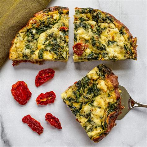 Spinach & Feta Egg Bake - Daddio's Kitchen