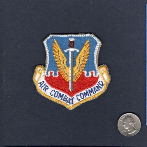 Original ACC AIR COMBAT COMMAND USAF AIR FORCE Squadron Patch + V | eBay