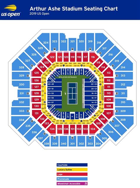 Us Open Arthur Ashe Stadium Seating Chart | Cabinets Matttroy