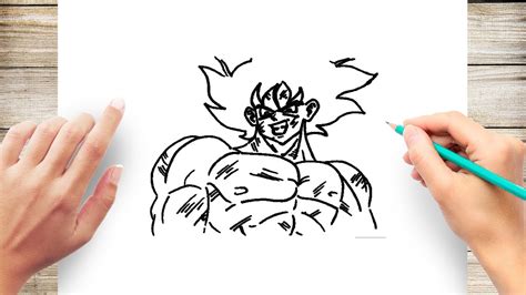 Como Dibujar A Goku How To Draw Goku Speed Draw Dragon Ball Super Youtube – Theme Loader