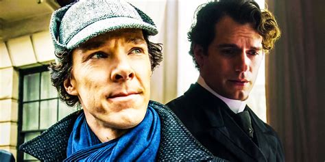 Cavill's Sherlock Holmes Continues A Running Cumberbatch Sherlock Gag