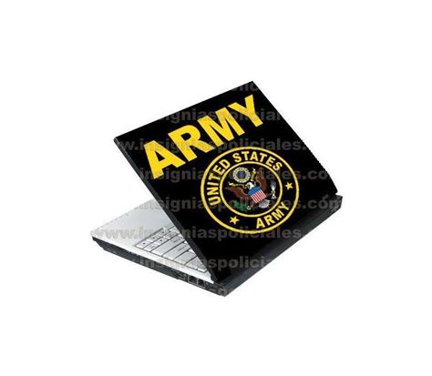 US ARMY BLACK LAPTOP VINYL