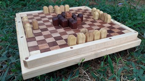 Hnefatafl Viking board game completely handmade in fir wood a | Etsy