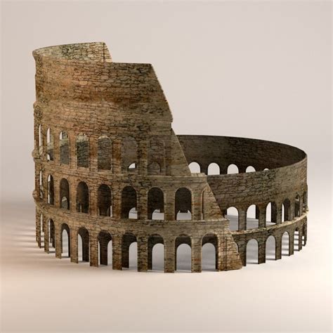 3D Obj Colosseum - 3D Model | Set design theatre, Colosseum, Restaurant ...