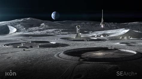 This render of a moon base by NASA sounds amazing (source in comments ...