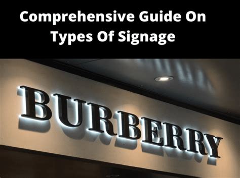 Comprehensive Guide On Types Of Signage And Their Uses