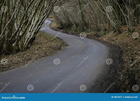 Dark Winding Road Royalty Free Stock Photography - Image: 487697