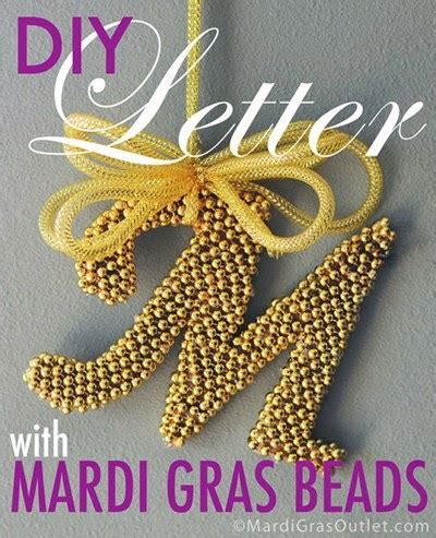 Allred Design Blog: Inspired by Pinterest: Mardi Gras Beads Repurposed