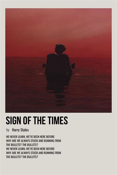 sign of the times | Vintage music posters, Harry styles poster, Film ...