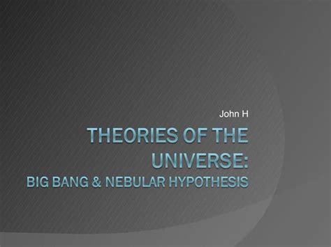 Theories Of The Universe | PPT