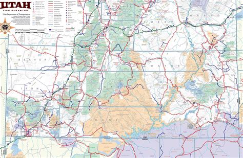 Large Utah Maps for Free Download and Print | High-Resolution and ...