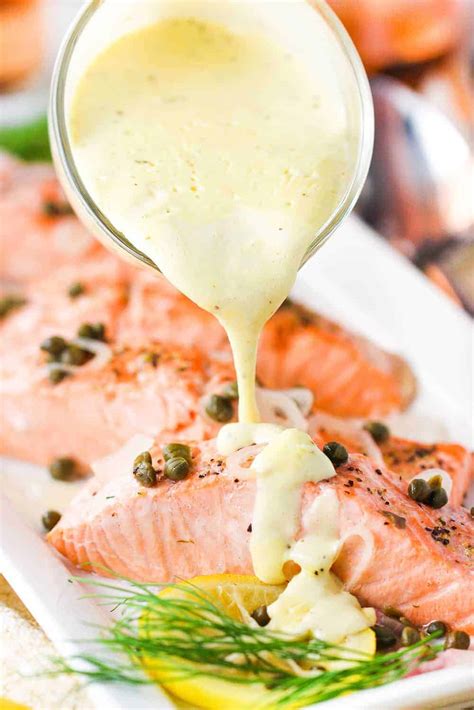 Poached Salmon with Capers and Hollandaise | How to Feed a Loon