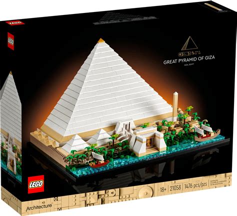 LEGO Architecture Great Pyramid of Giza 21058 6379809 - Best Buy