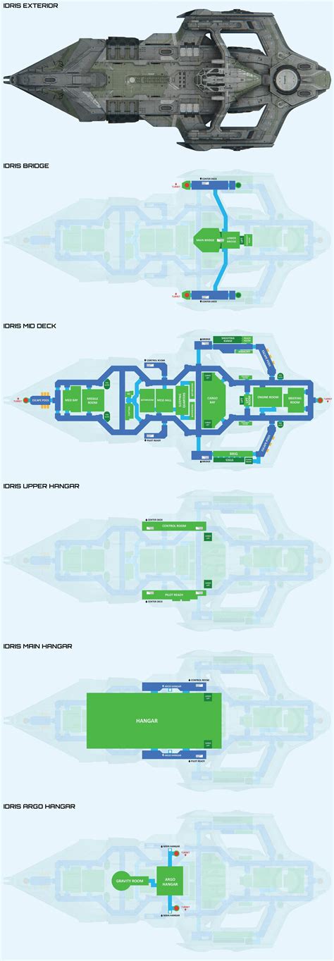 Idris Deck Map One Image Full Res : r/starcitizen