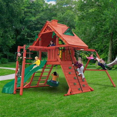 Gorilla Playsets Sun Palace II Wooden Swing Set - NJ Swingsets