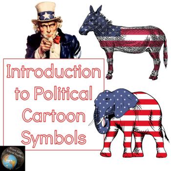 Introduction to Political Cartoon Symbols *Editable!* | TPT