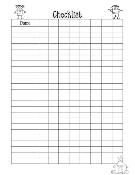 Checklist Templates - Word Excel Samples