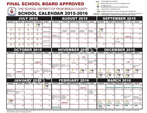 Osceola County School Calendar | Qualads