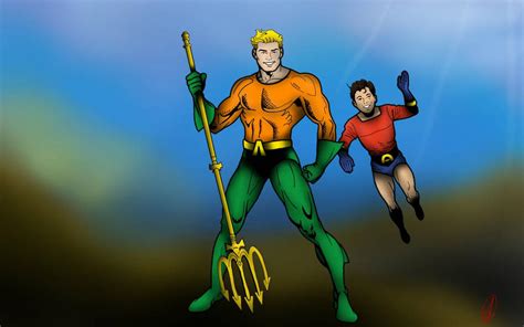 aquaman and aqualad by skylawolf25 on DeviantArt