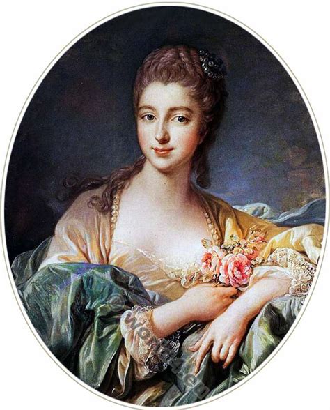 Mme de Pompadour. The most elegant women of the Rococo period.