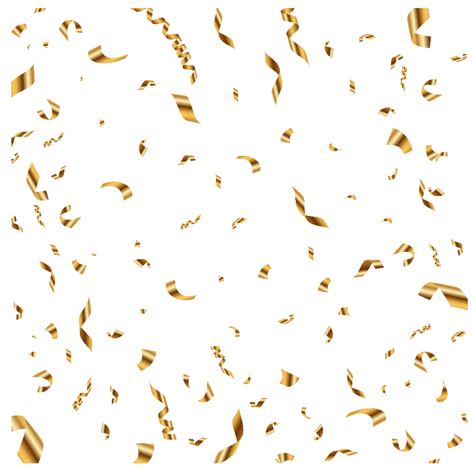 Download High Quality confetti transparent background golden Transparent PNG Images - Art Prim ...