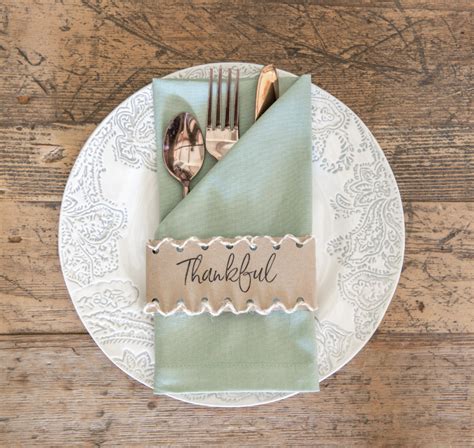 How to Fold a Thanksgiving Napkin - Sanctuary Home Decor