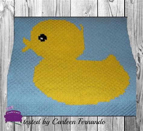 Crochet Baby Blanket Duck Pattern - Amelia's Crochet